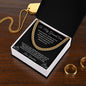 To My Grandson | You've Made Me So Proud Of You - Cuban Link Chain