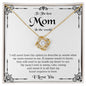 To My Best Mom | You're The Best Mom In The World - Love Knot Necklace