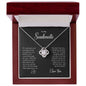 To My Soulmate | I Love You - Love Knot Necklace