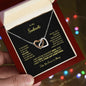 To My Soulmate | I Love You Forever & Always - Interlocking Hearts necklace