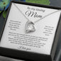 To My Loving Mom | I Love You - Forever Love Necklace