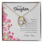 To My Daughter | I Love You - Forever Love Necklace